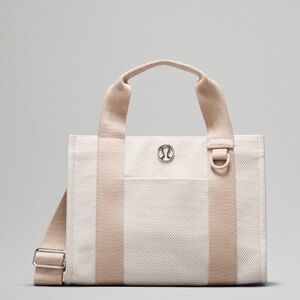 Lululemon Two-Tone Canvas Mini Tote Bag